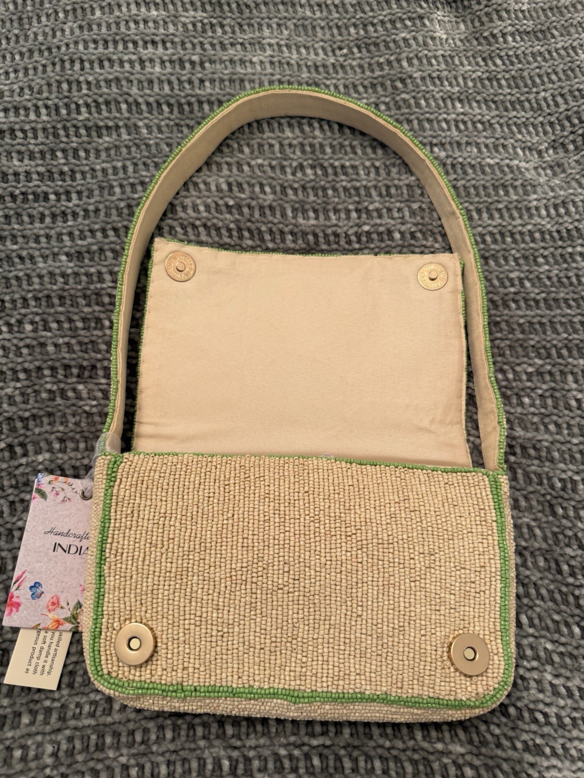 Beautiful New Release Aperol Spritz & Oranges Beaded Shoulder Bag