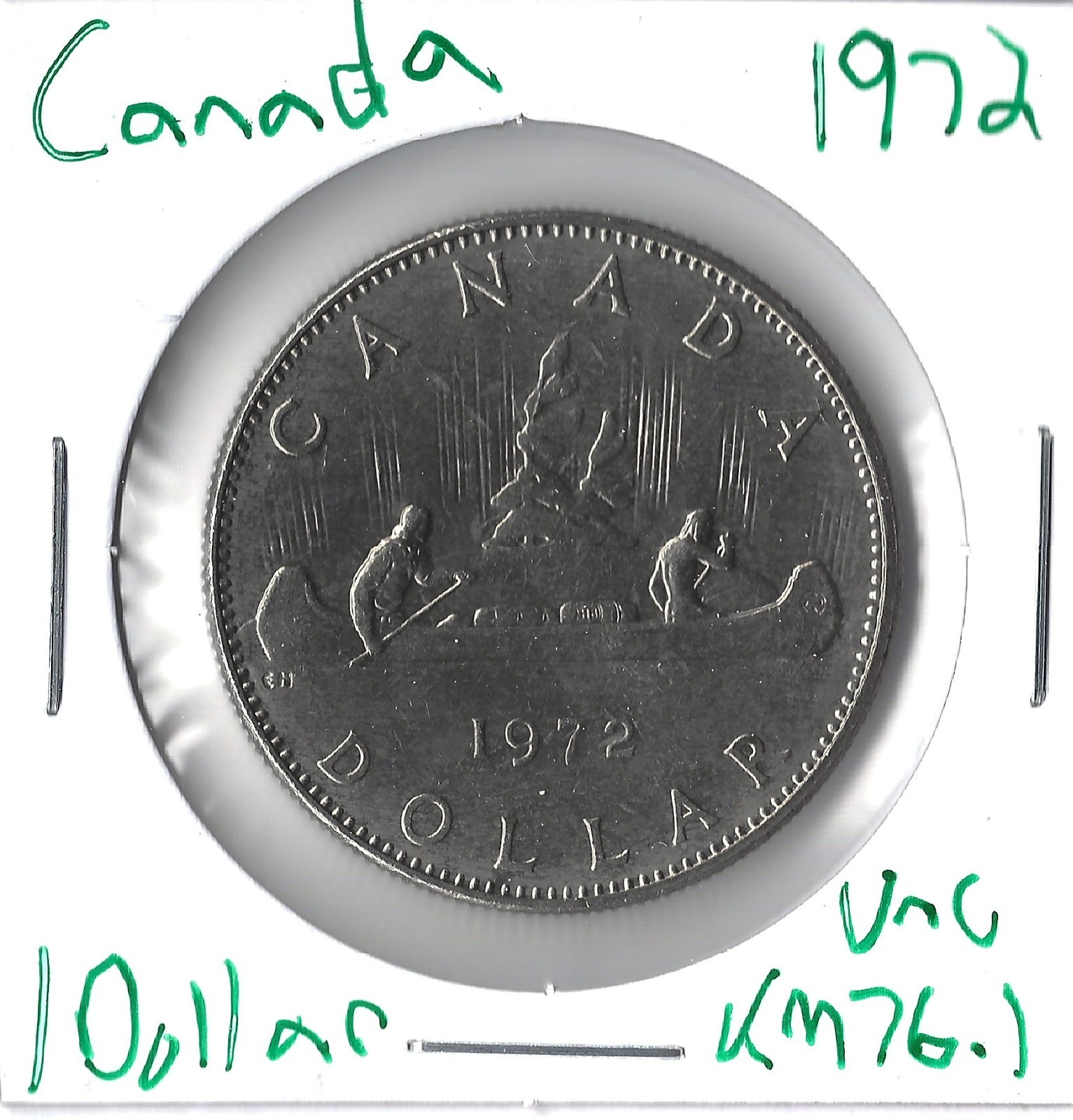 Coin Canada 1 Dollar 1972 KM76.1