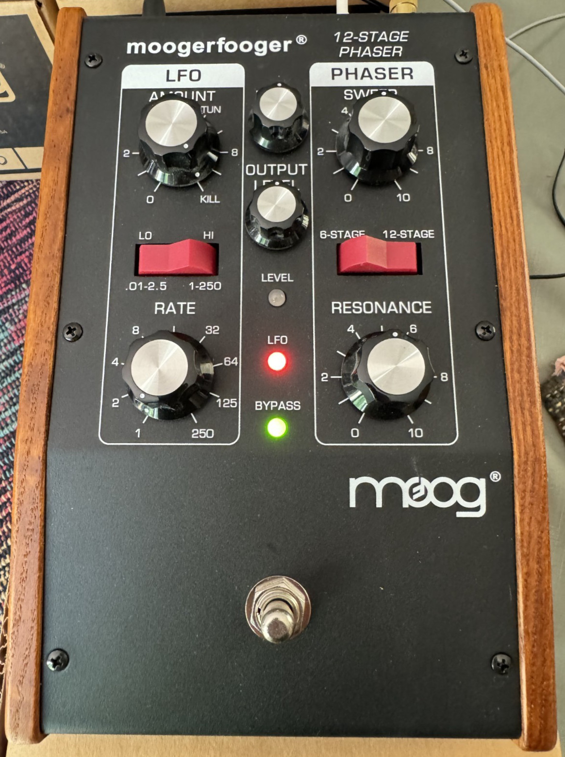 Moog Moogerfooger MF-103 12-Stage Analog Phaser, pre-owned, great condition