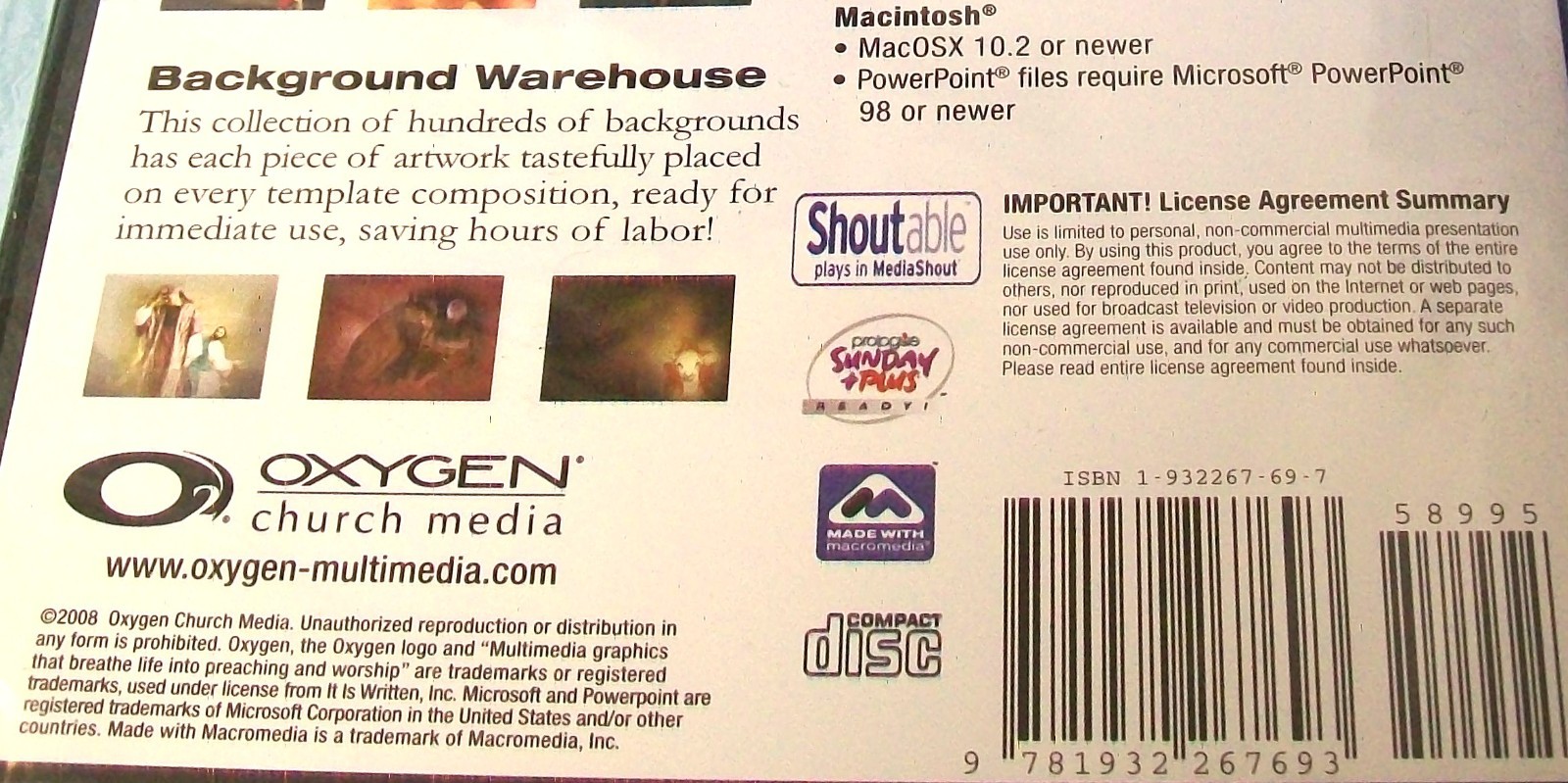 Oxygen: Multimedia Graphics - Volume 23 (CD-ROM, 2008) New Unopened!