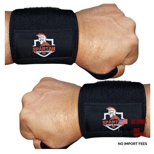 Spartan Sports Fitness Weightlifting Wrist Wraps 18" Professional Quality