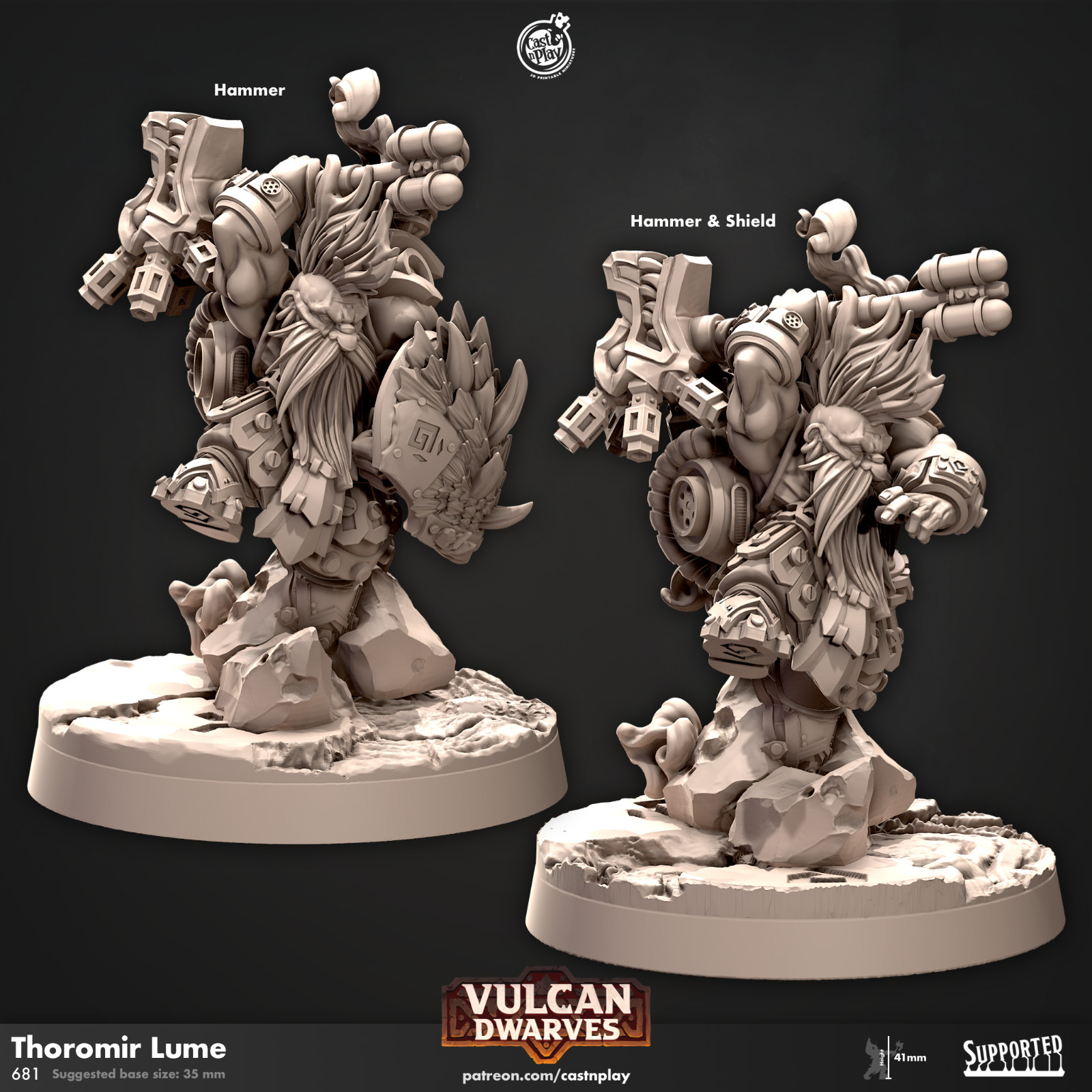 Dwarf Thromir Lume | CastnPlay |