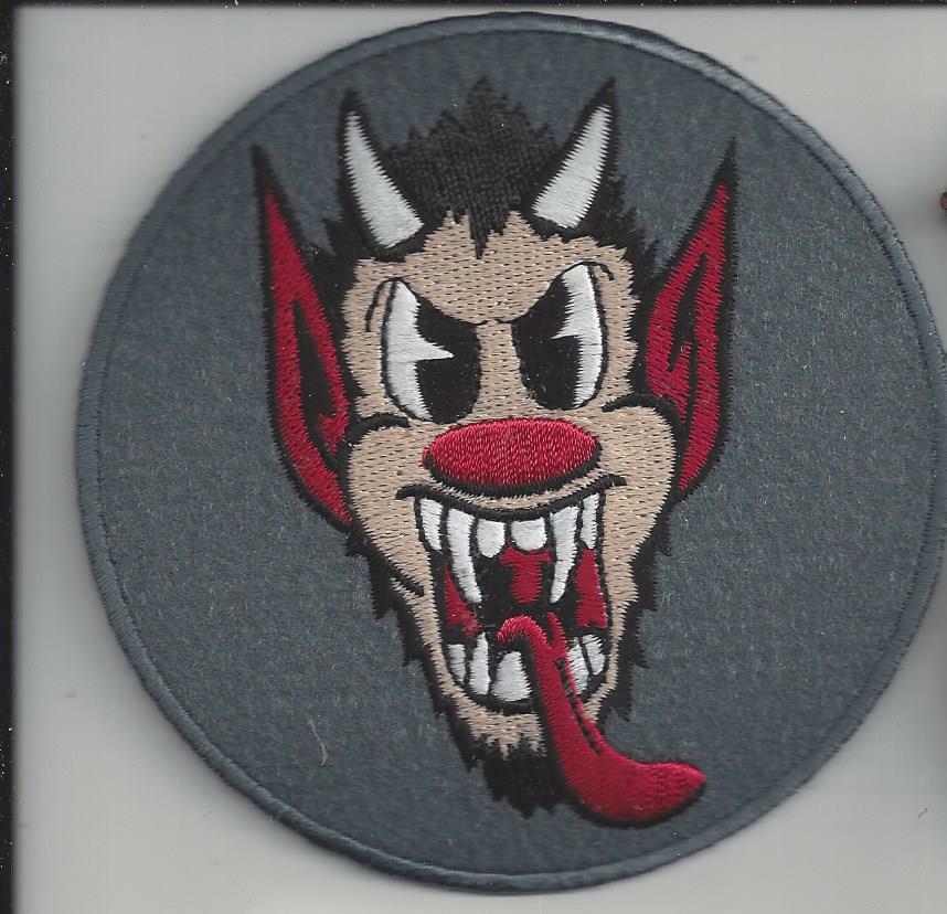 PATCH USAF 69TH FIGHTER SQ WEREWOLVES  HERITAGE