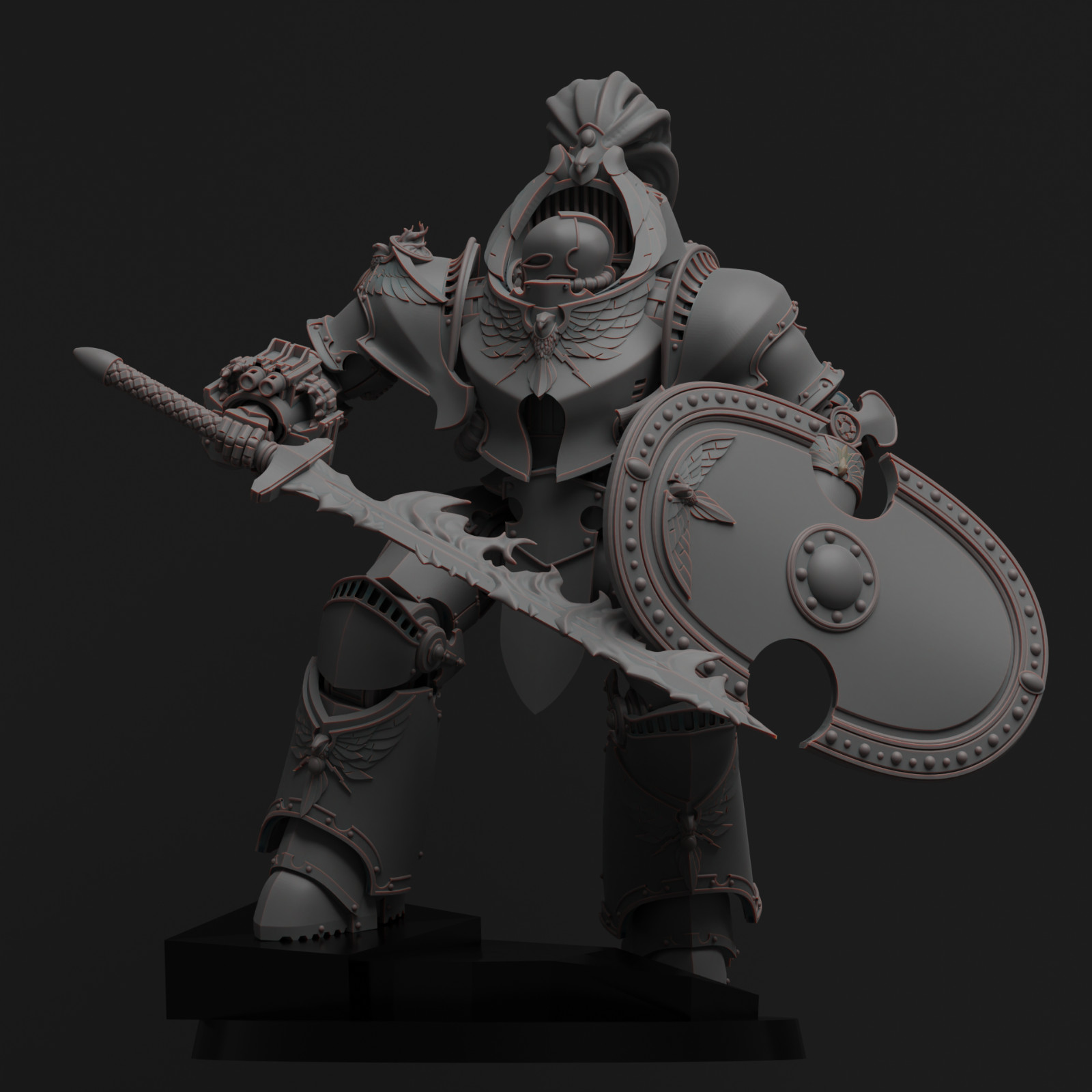 Diverging Realms - Custodians Dread Mech 2, Vestalian Arkhon-Construct