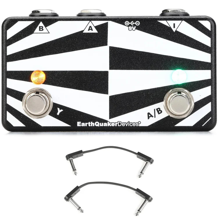 EarthQuaker Devices Passive A/B/Y Box with EBS Patch Cables