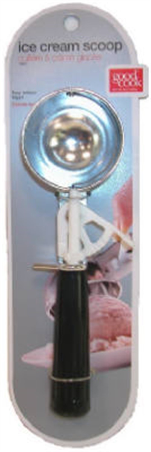 Good Cook Silver/Black Stainless Steel Ice Cream Scoop (Pack of 2)