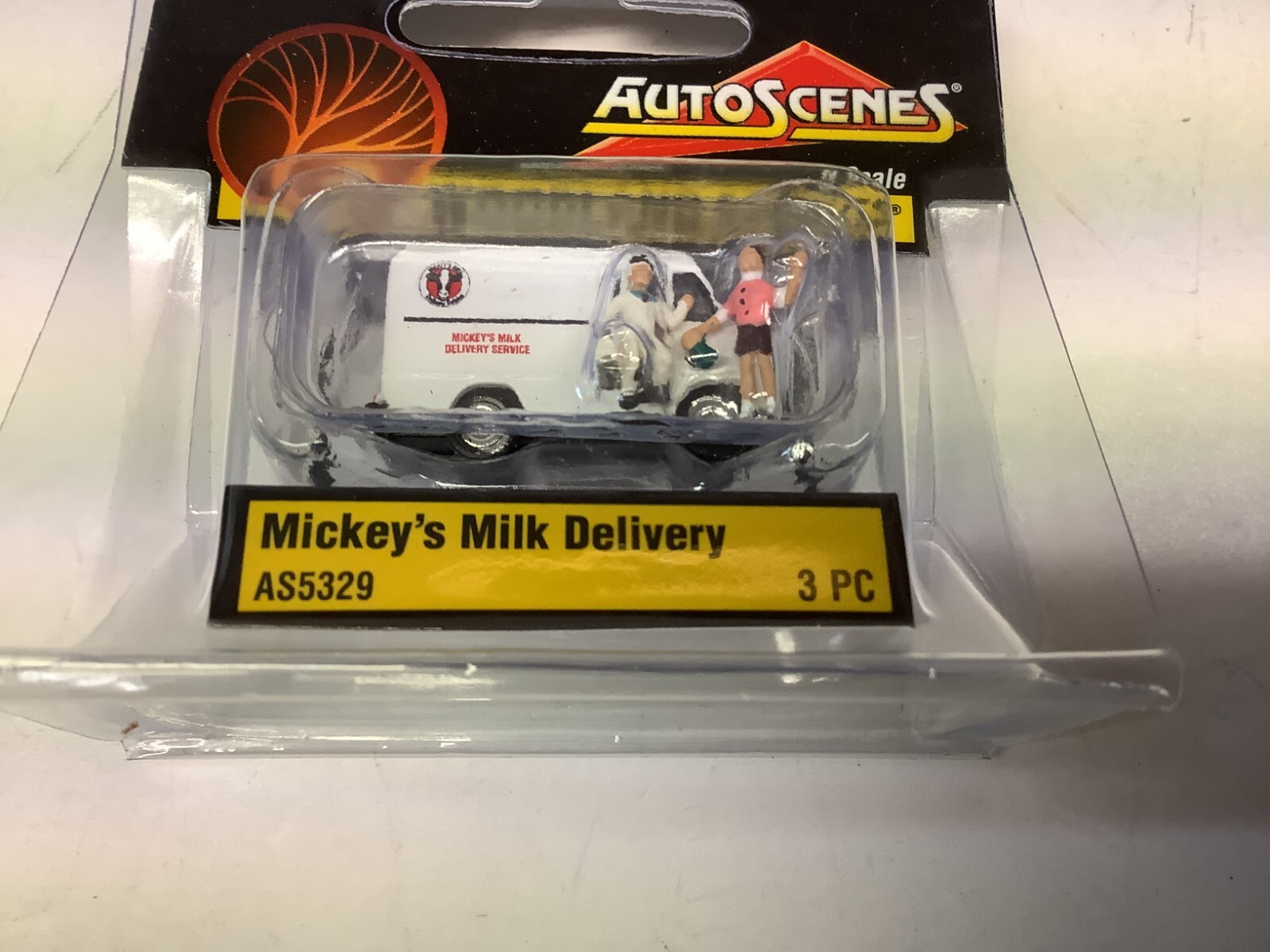 Woodland Scenics #AS5329 N scale “Micky's Milk Delivery"