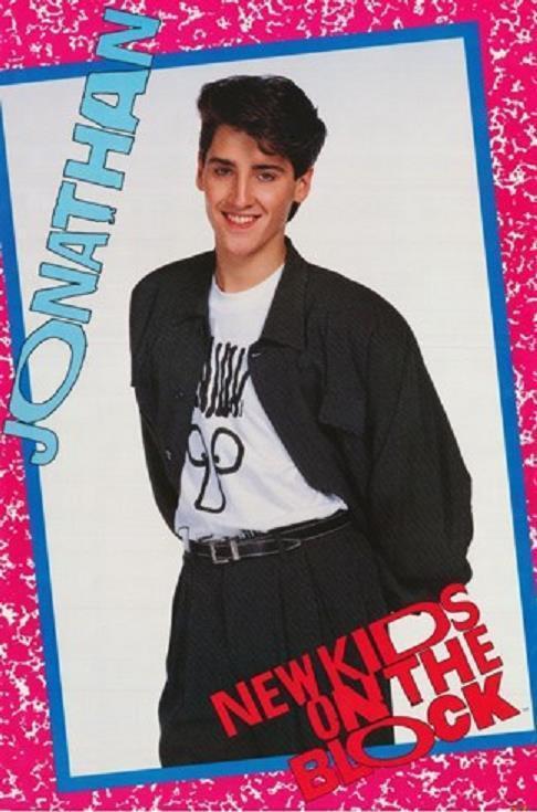 New Kids on the Block # 18 - 8 x 10 Tee Shirt Iron On Transfer Jonathan Knight