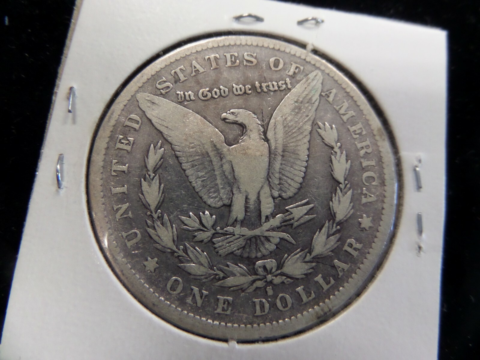 OVERDATE 1880 S MORGAN SILVER DOLLAR $1 COIN