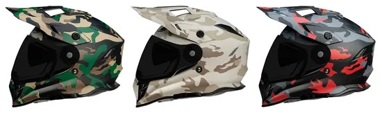 Z1R Adult Range Camo Helmet Dual Sport | XS S M L XL 2XL | Green Tan Red Black