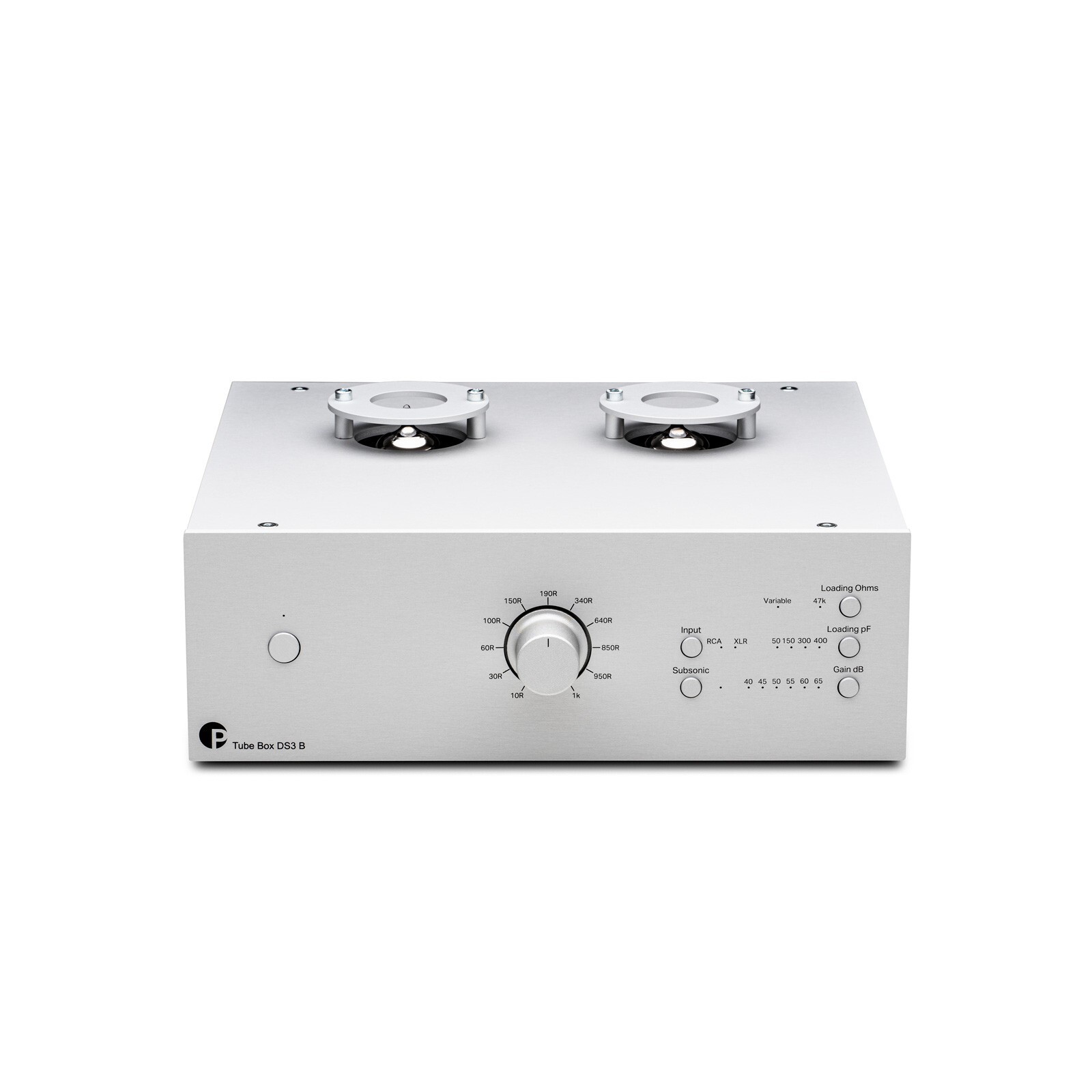 Pro-Ject Tube Box DS3 B True Balanced Phono Preamplifier Silver