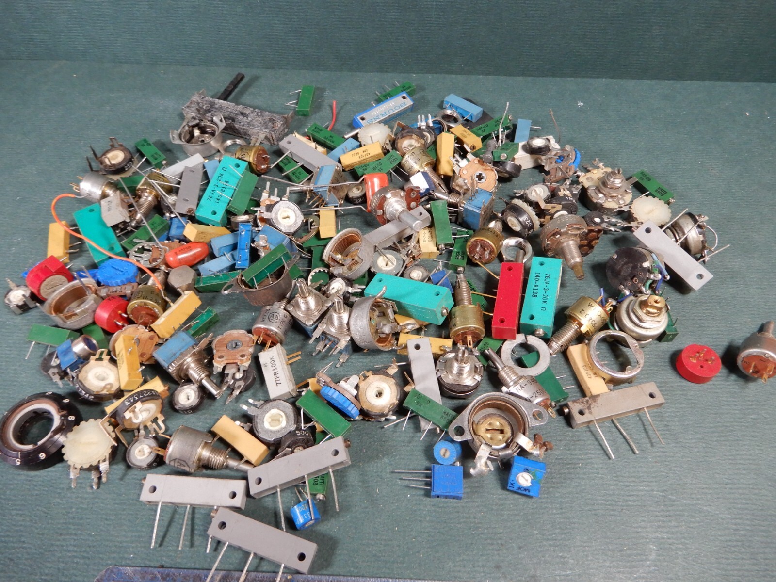 Huge Lot of Trim Potentiometers New and Used From Pinball Repair Shop Everything