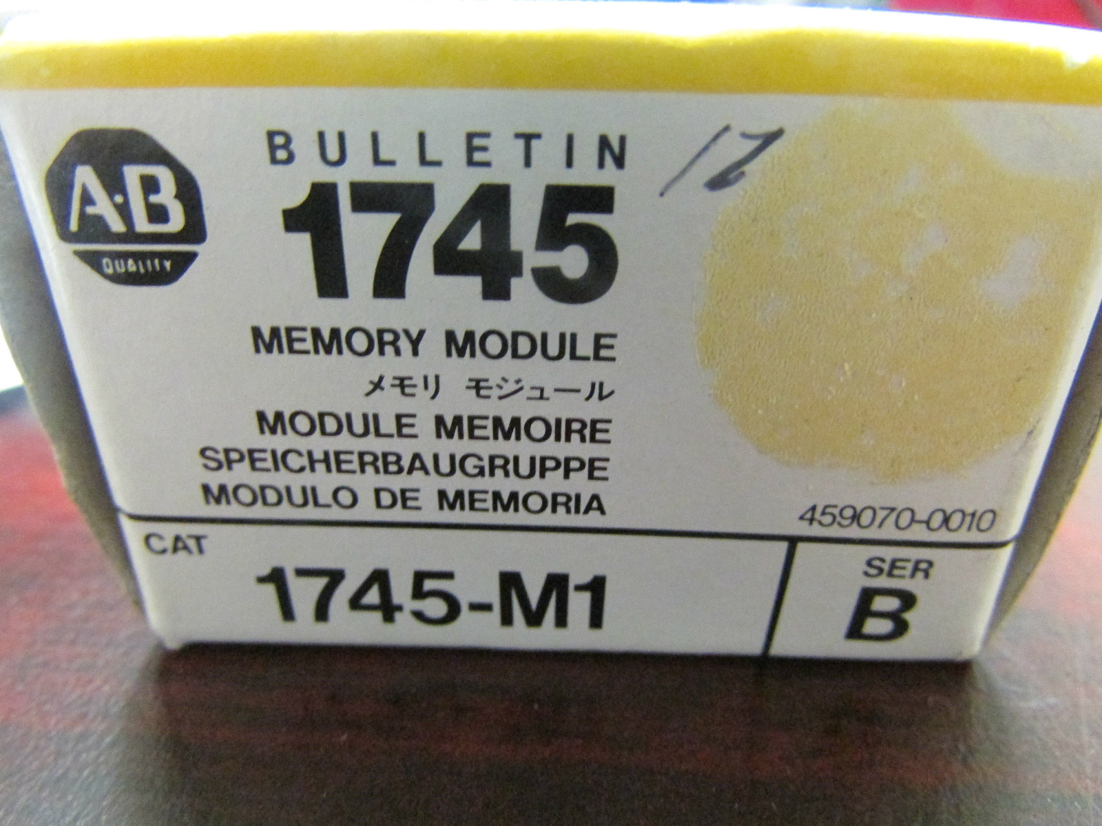 Allen Bradley 1745 M1 Memory Module Series B