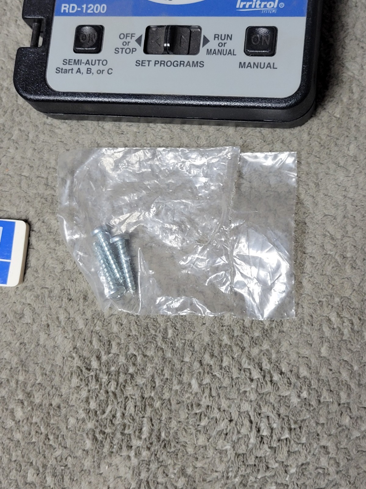Irritrol Rain Dial RD-1200 12 Zone Irrigation Control Module Only - Untested