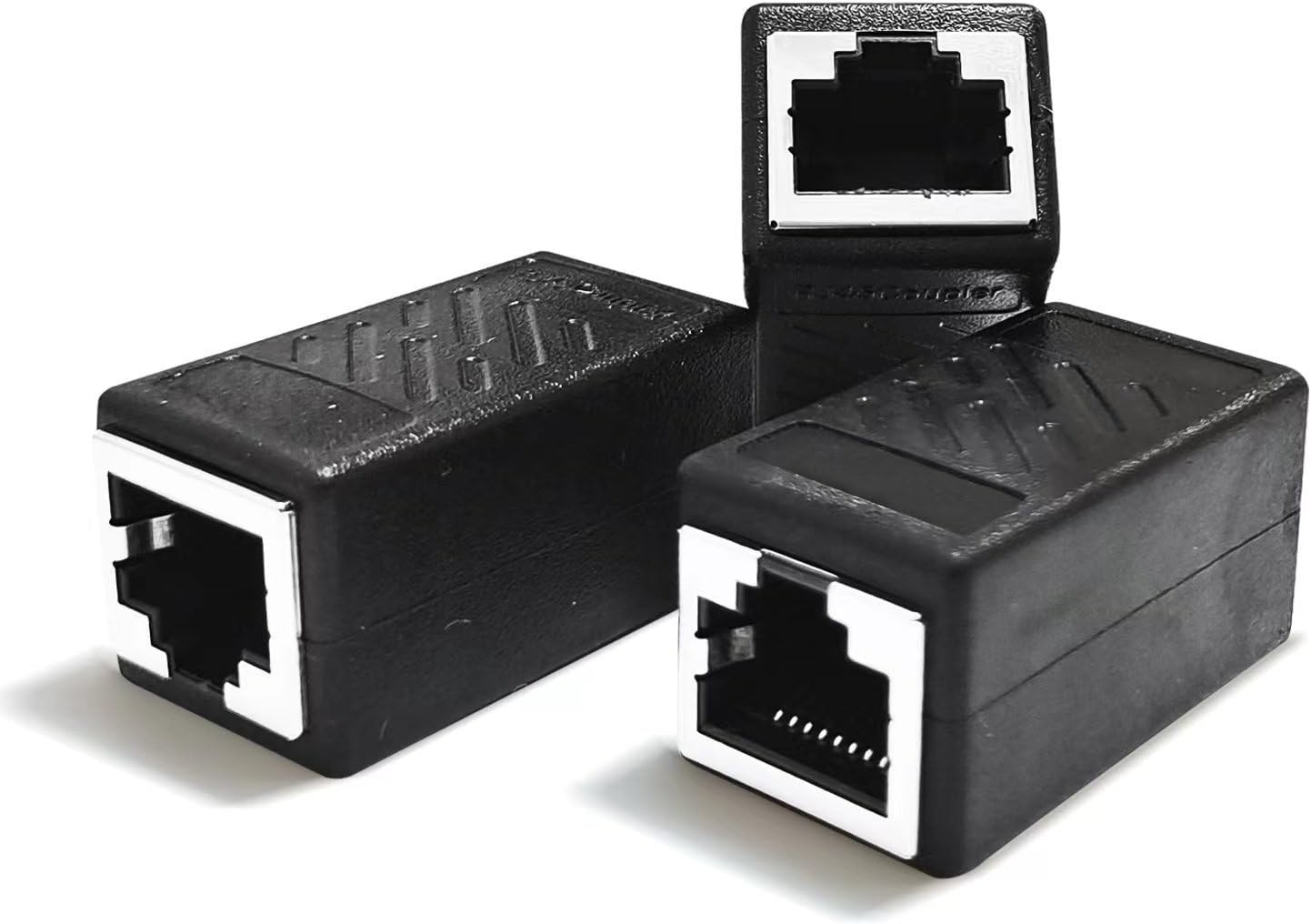 3 Pack Ethernet Coupler, Gold Plated Ethernet Extender, RJ45 Coupler Female ...