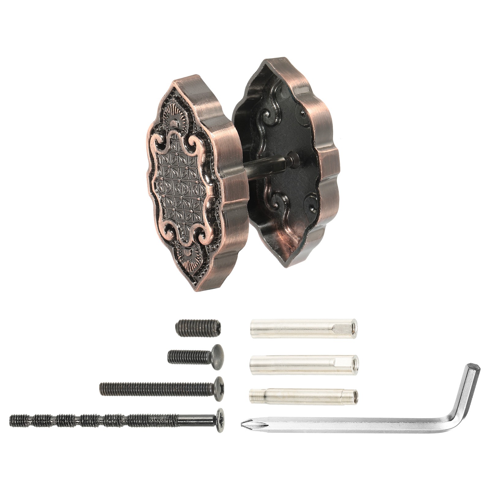 2-5/8" Zinc Alloy Door Hole Cover Plate, Bronze