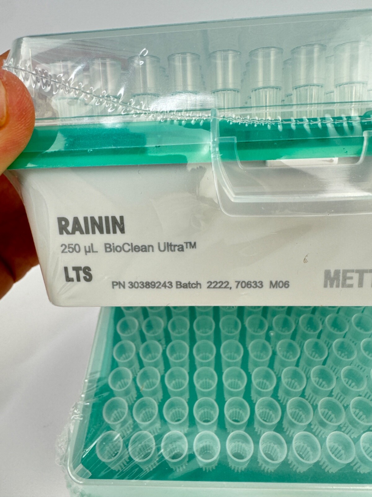 x(2) Mettler Toledo Rainin 30389243 250uL BioClean Ultra LTS Pipette Tips