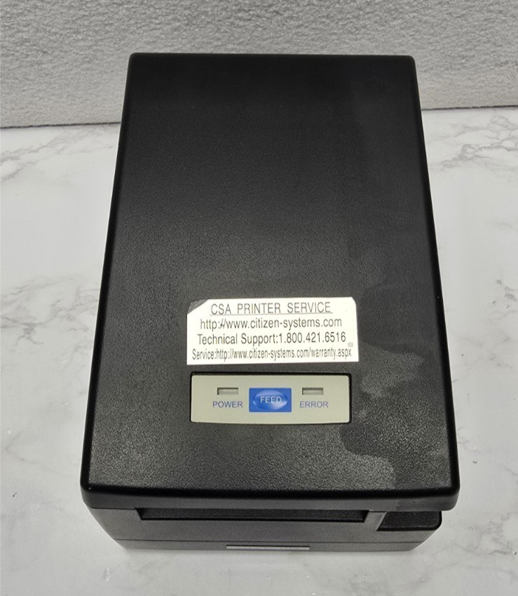 Citizen CT-S2000 POS Receipt Printer – Thermal Barcode W/ 3 Rolls & Cable