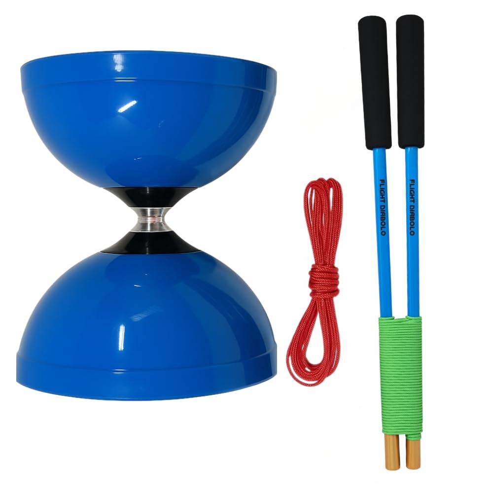 Flight Pro Diabolo Chinese Yoyo Skill Toy Triple Bearing Toy, with Carbon Fi...