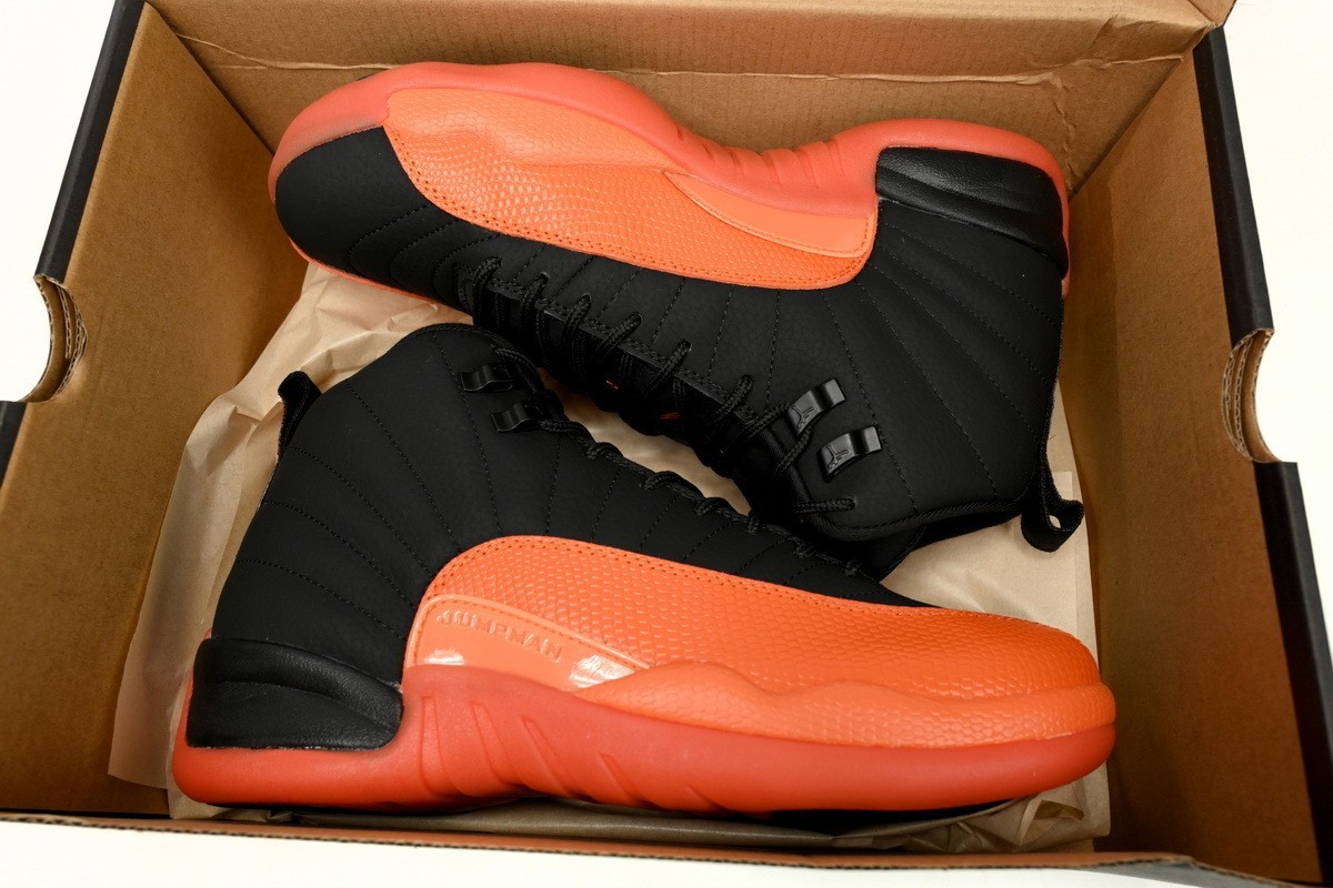 Nike Air Jordan 12 Brilliant Orange FD9101-081 Men's Basketball shoes