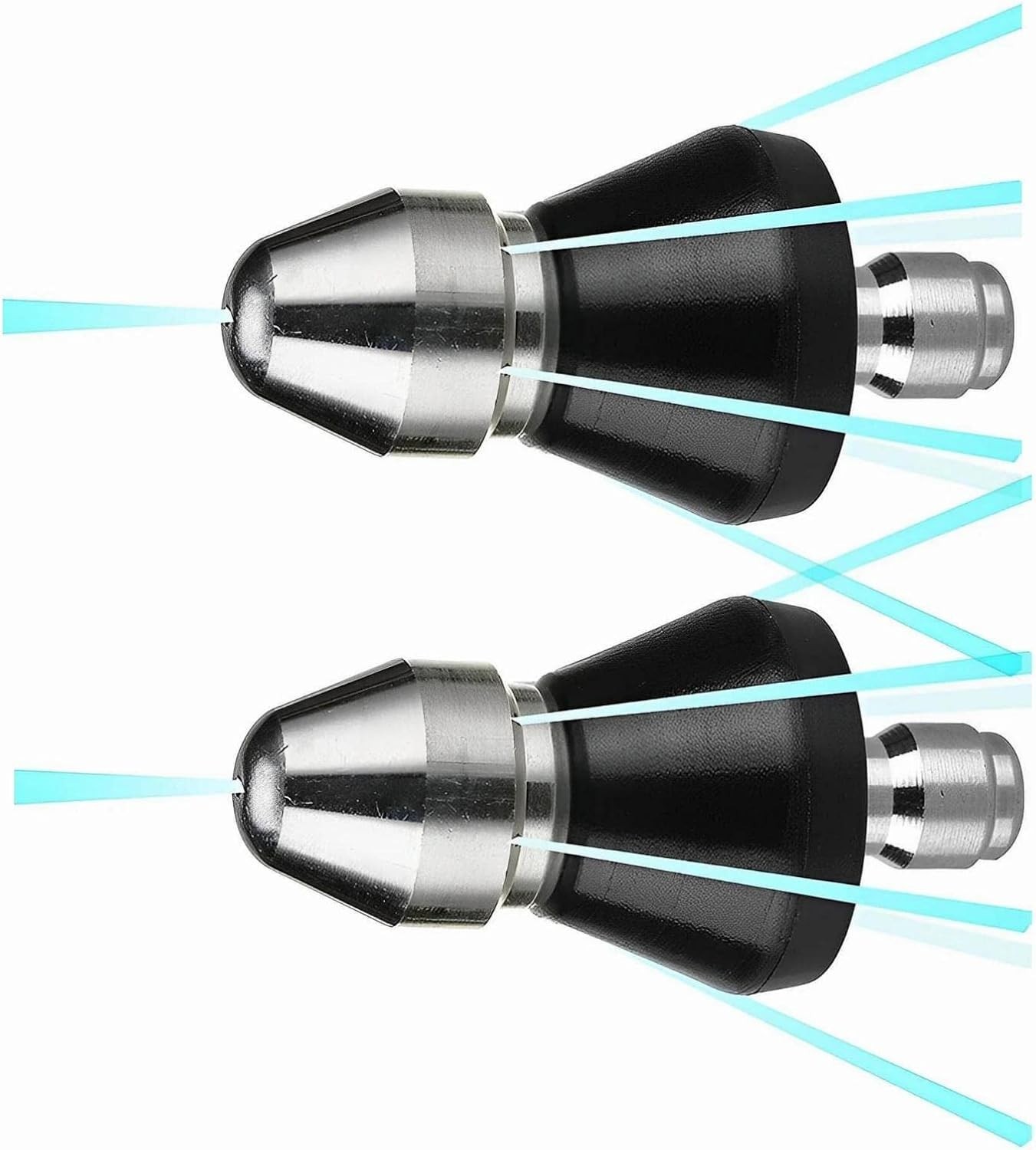 Powerful Stainless Steel High-Pressure Nozzle Set for Efficient Sewer Cleaning