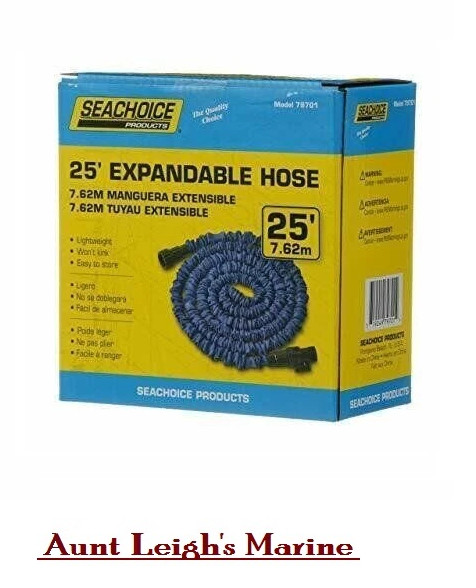 Seachoice 25' Expanding Expandable Lightweight Washdown Water Hose Kink Free