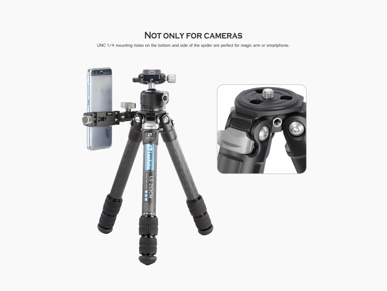 Leofoto Tripod LS-253CM Professional Carbon Fiber with LH-30 Ball Head