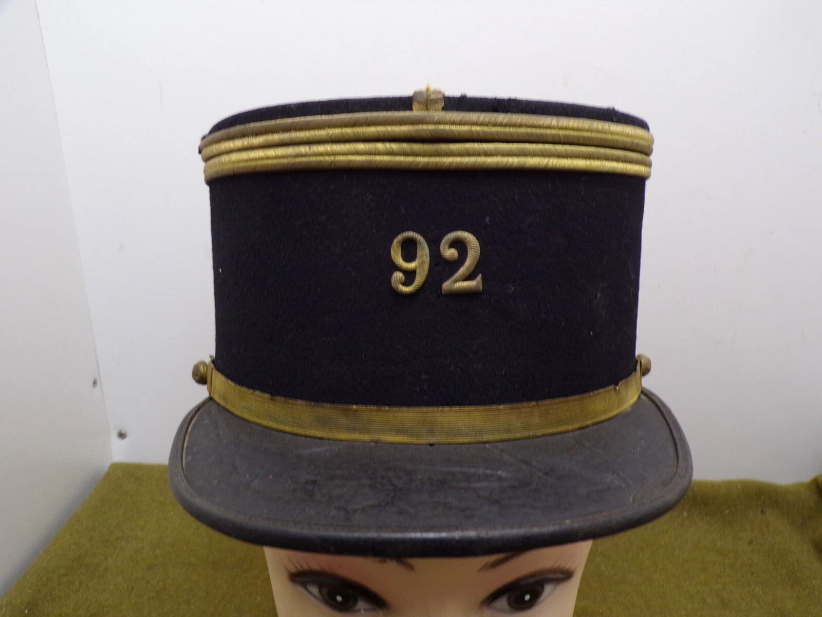 Kepi Lieutenant 92 Corse Artillery WW2 France 40 French Cap Officer M/1919