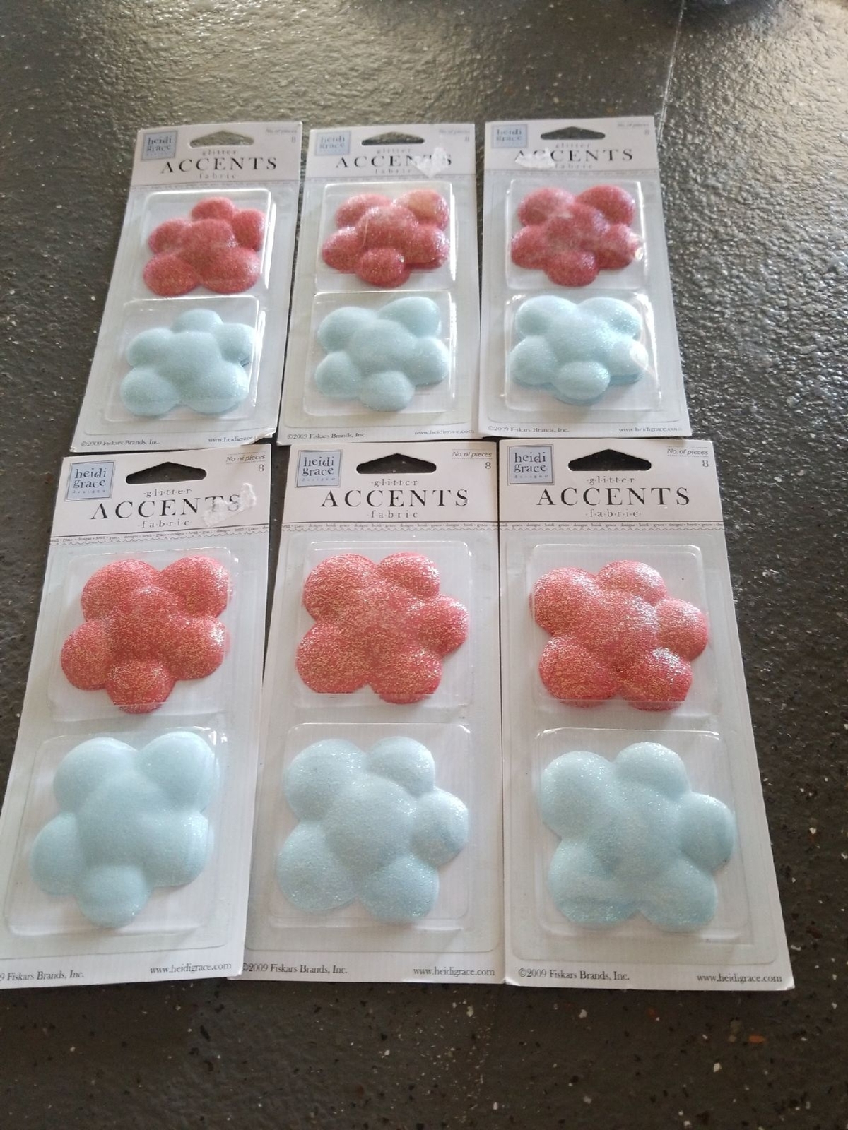 Heidi grace lot of glitter flowers