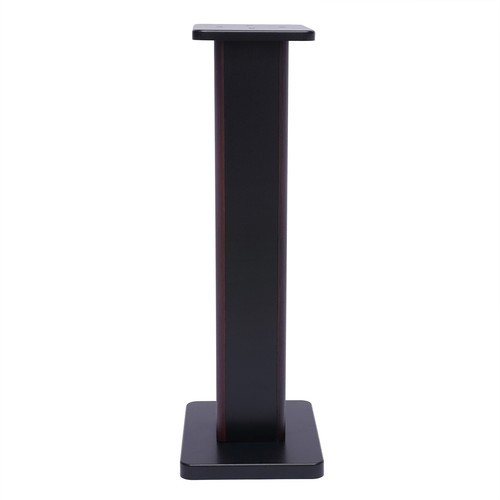 28" Inch Pair Bookshelf Speaker Stands Surround Sound Home Theater Black Walnut