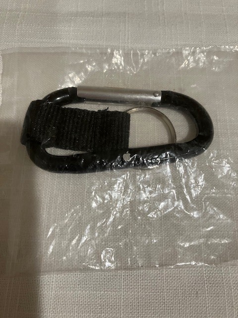 Vintage Apple Computer Logo Carabiner, New/Unused Apple  Keychain