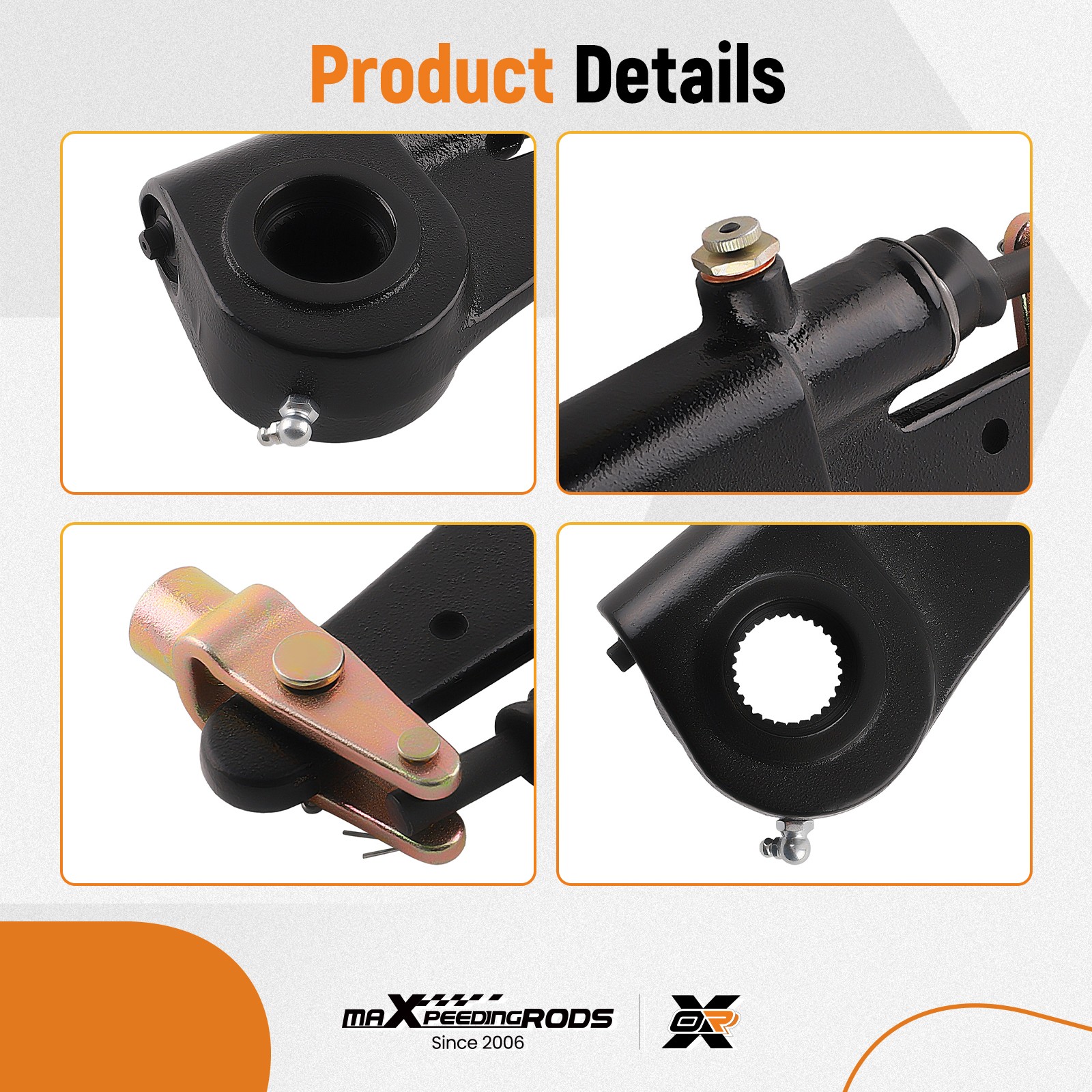 4PCS Auto Slack Adjuster For Meritor R802441 R802444 R802445 R802447 R802462