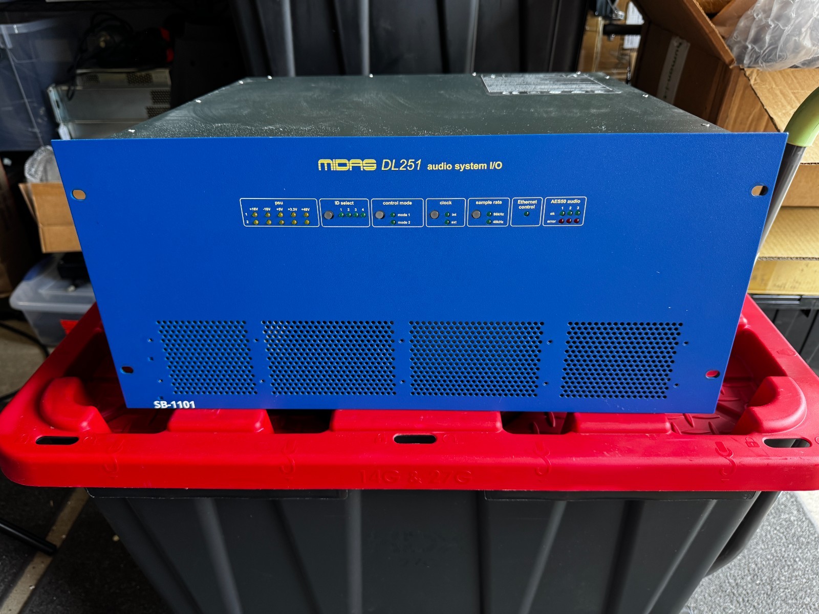 Midas DL251 48 x 16 Fixed Format AES 96khz I/O Unit Stage Box XLR Preamp 2 Avail