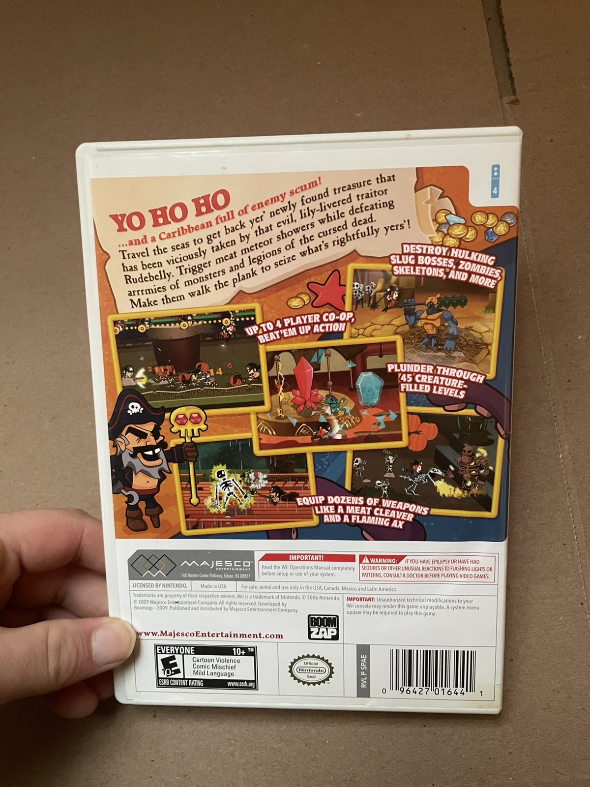 Pirates Plundarrr (Nintendo Wii Game, 2008) Authentic Replacement CASE Only