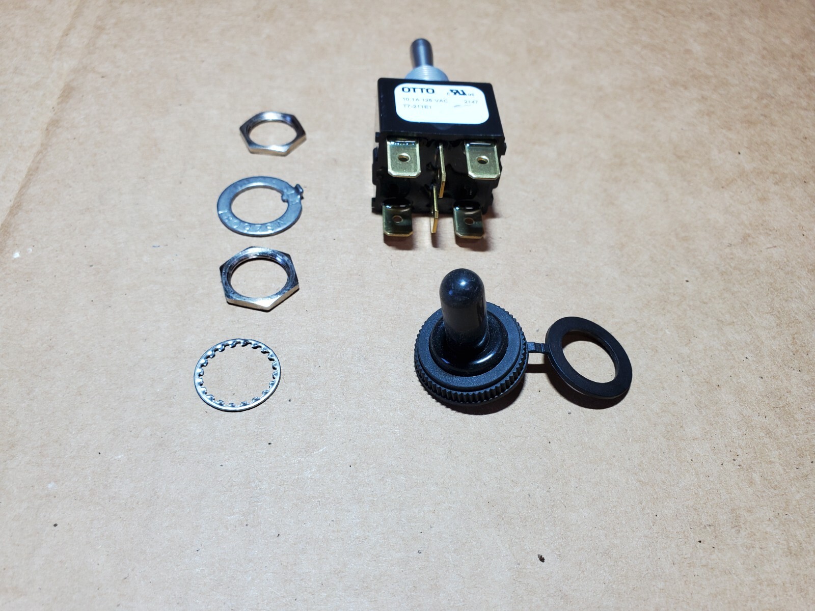 SnowEx Plow Side Operation Switch & Rubber Boot Automattix 40576 62038 *Lower*