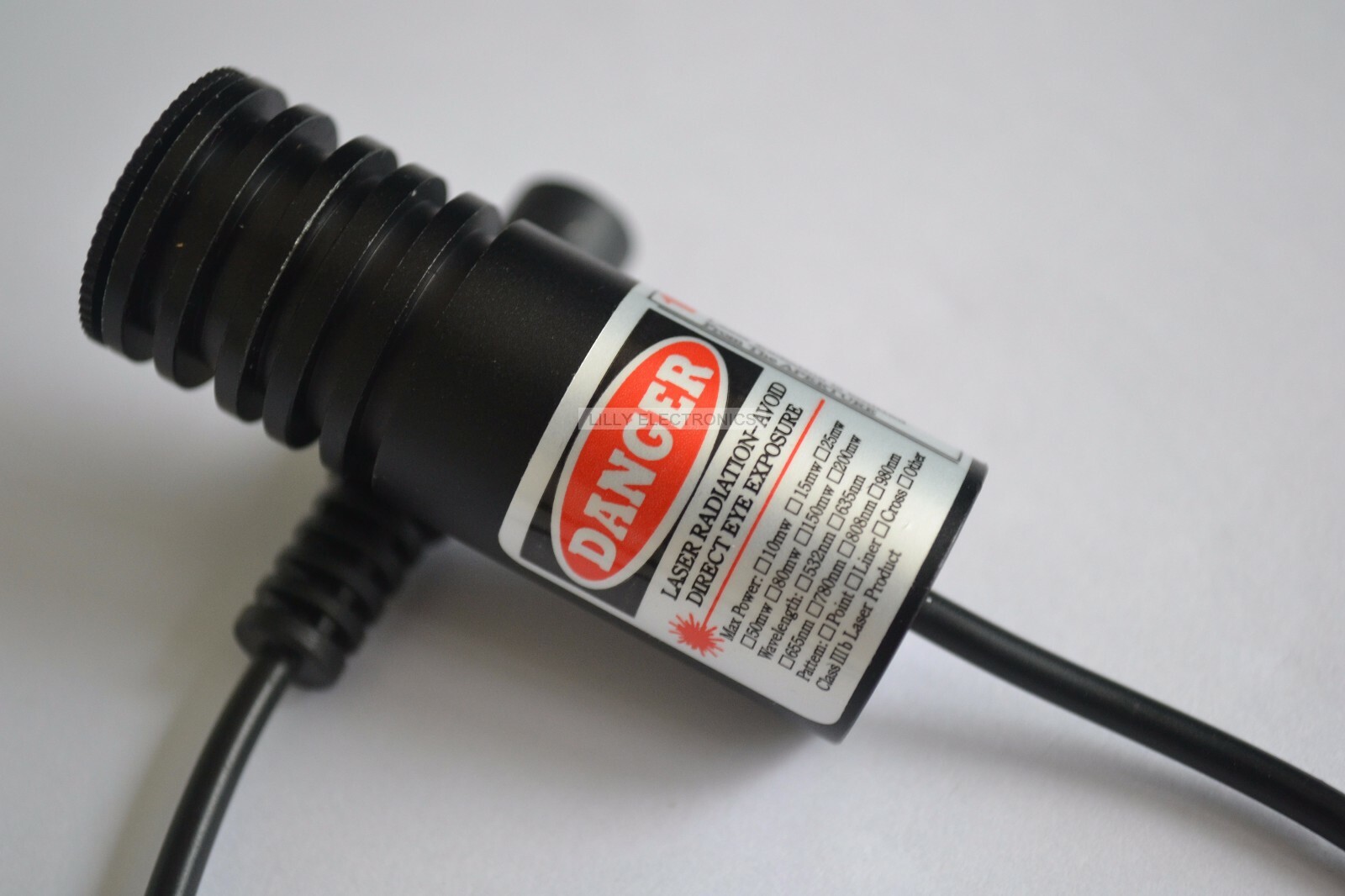 650nm 40mW Red Laser Cross Locator Module with Holder and AC 22x60mm Industry