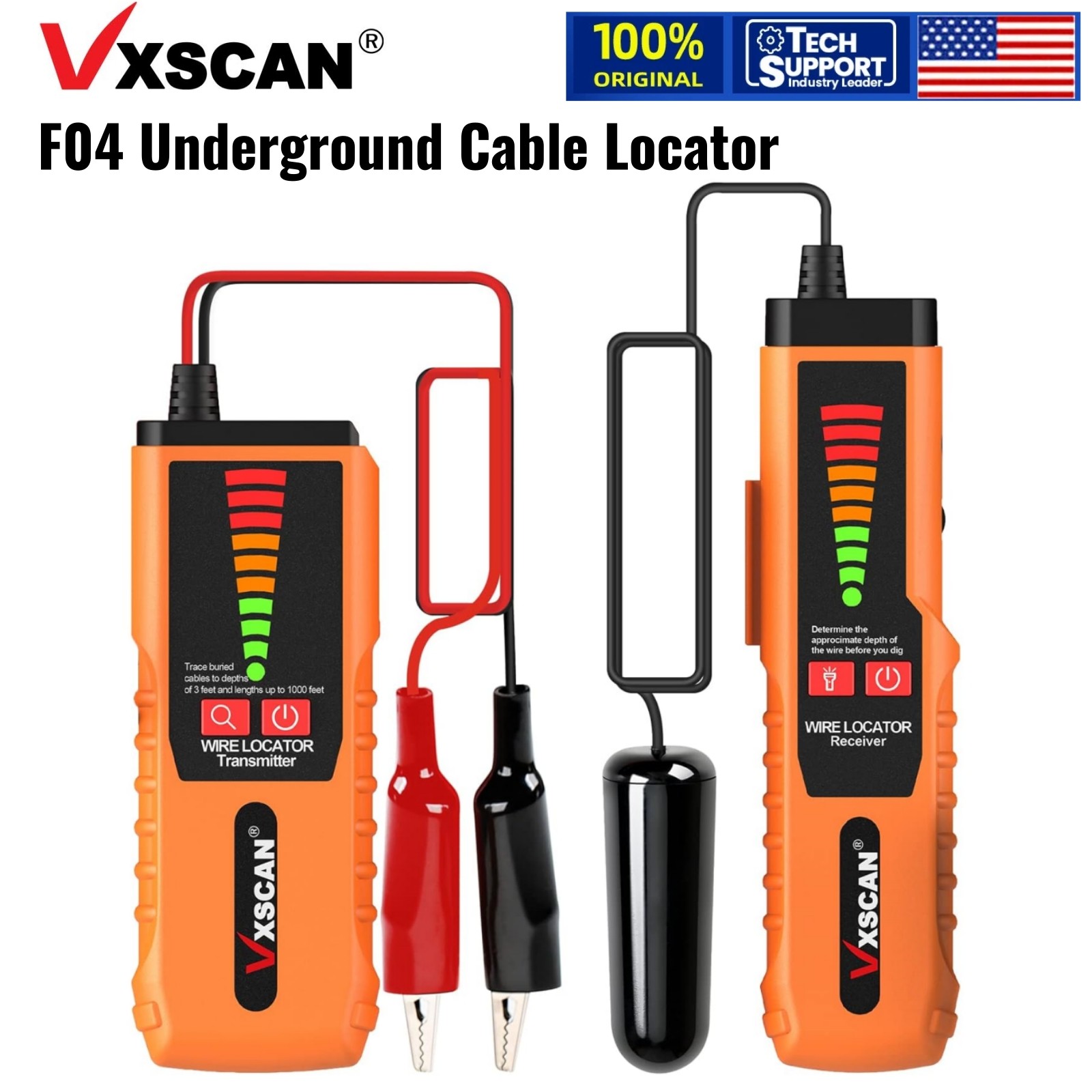 Underground Cable Wire Locator Tracker Locating Buried & Hidden Wires VXSCAN F04