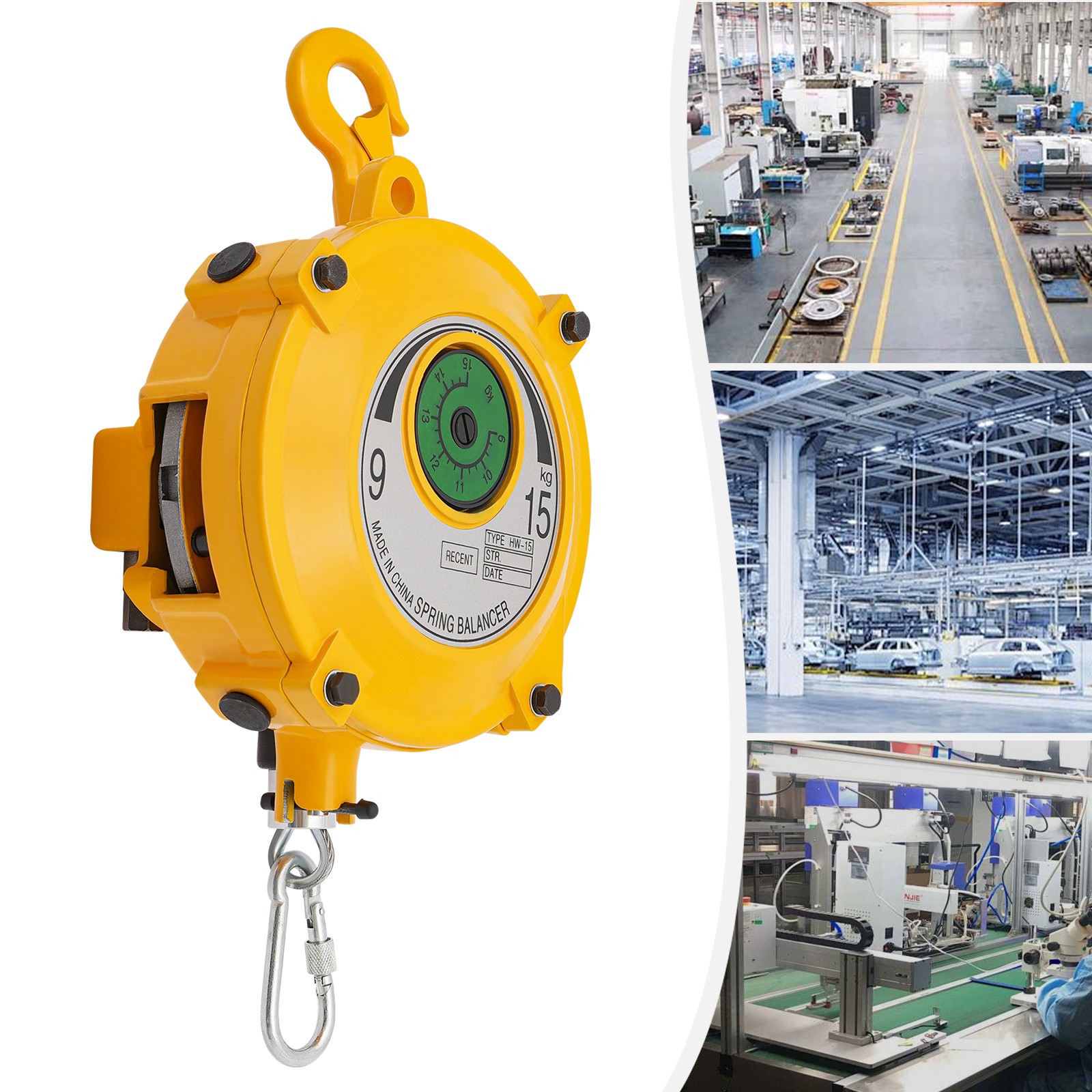 Spring Balancer Retractable Tool Holder 20-33lbs(9-15kg) Hanging Equipment