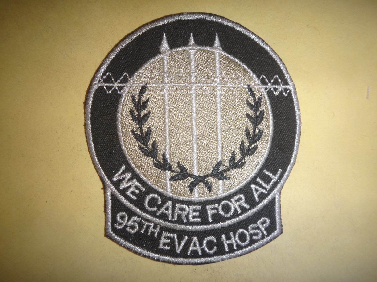 US 95th Medical Evacuation Hospital WE CARE FOR ALL Vietnam War Patch