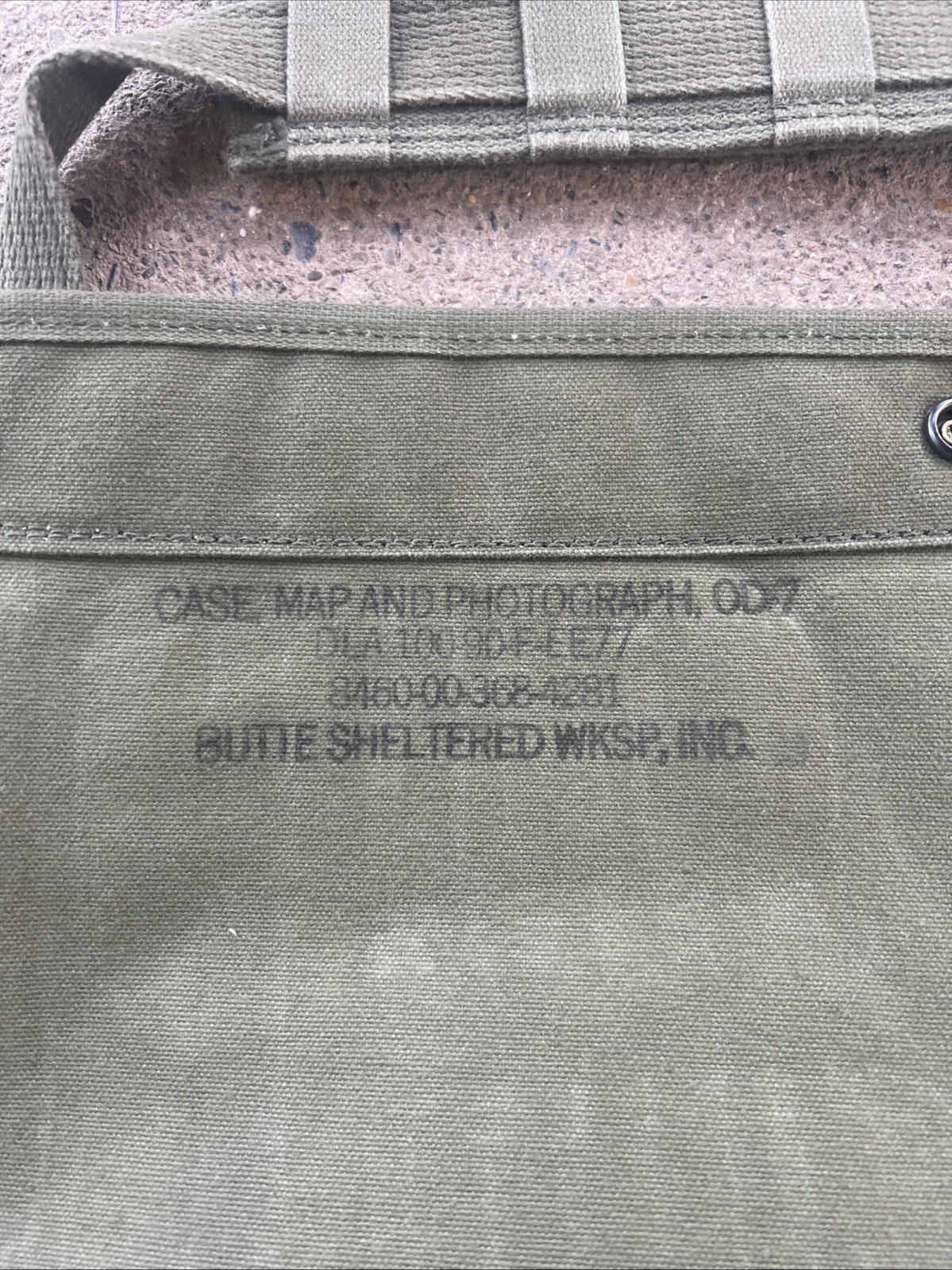 US Army Map Case With Shoulder Strap 1990 Dated (BB257