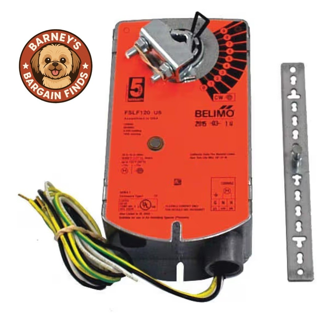 Fire and Smoke Damper Actuator FSLF120 US 120 V 30°- 122° ...