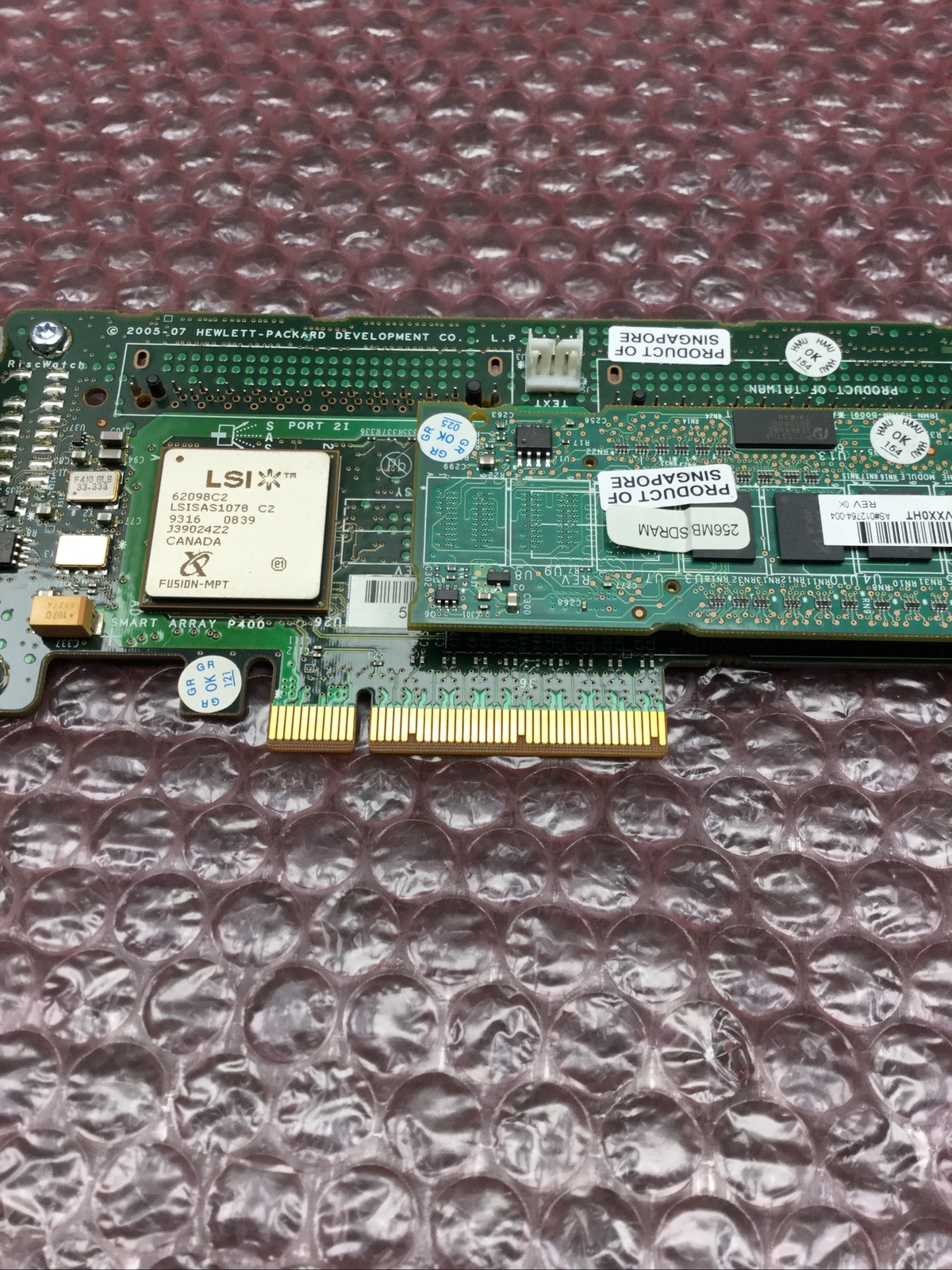 Used HP Smart Array P400 Raid Controller Board 504022-001