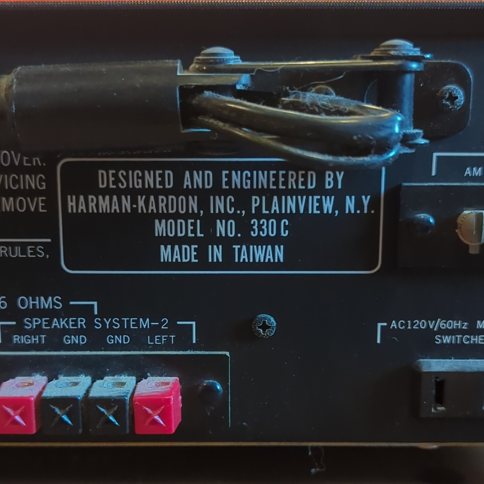 Harman/Kardon 330C 330c Vintage Stereo Receiver Model 330c MPN 330C