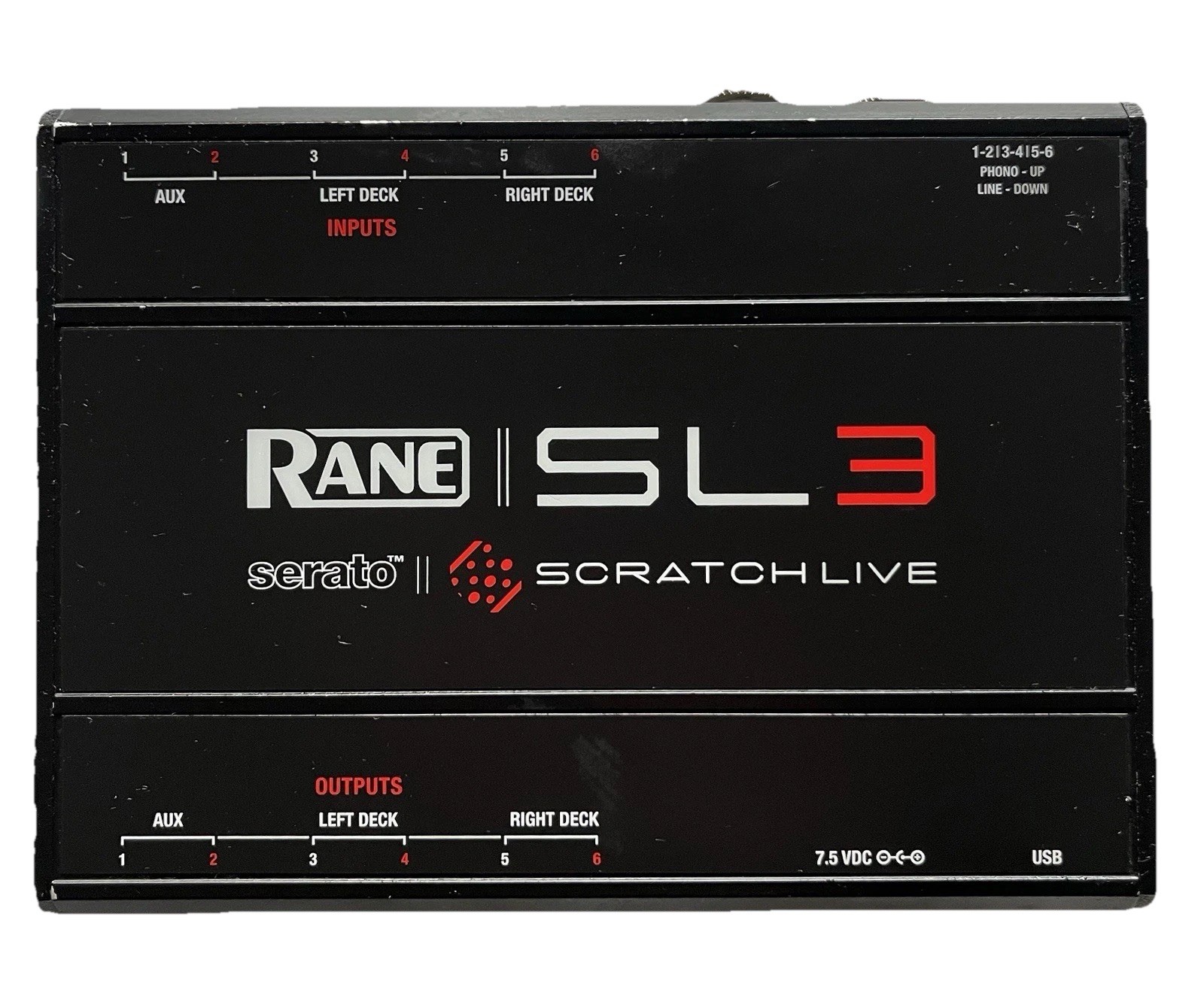 RANE SL 3 For SERATO SCRATCH LIVE Advanced Audio Interface for Pro DJs W/ Bag