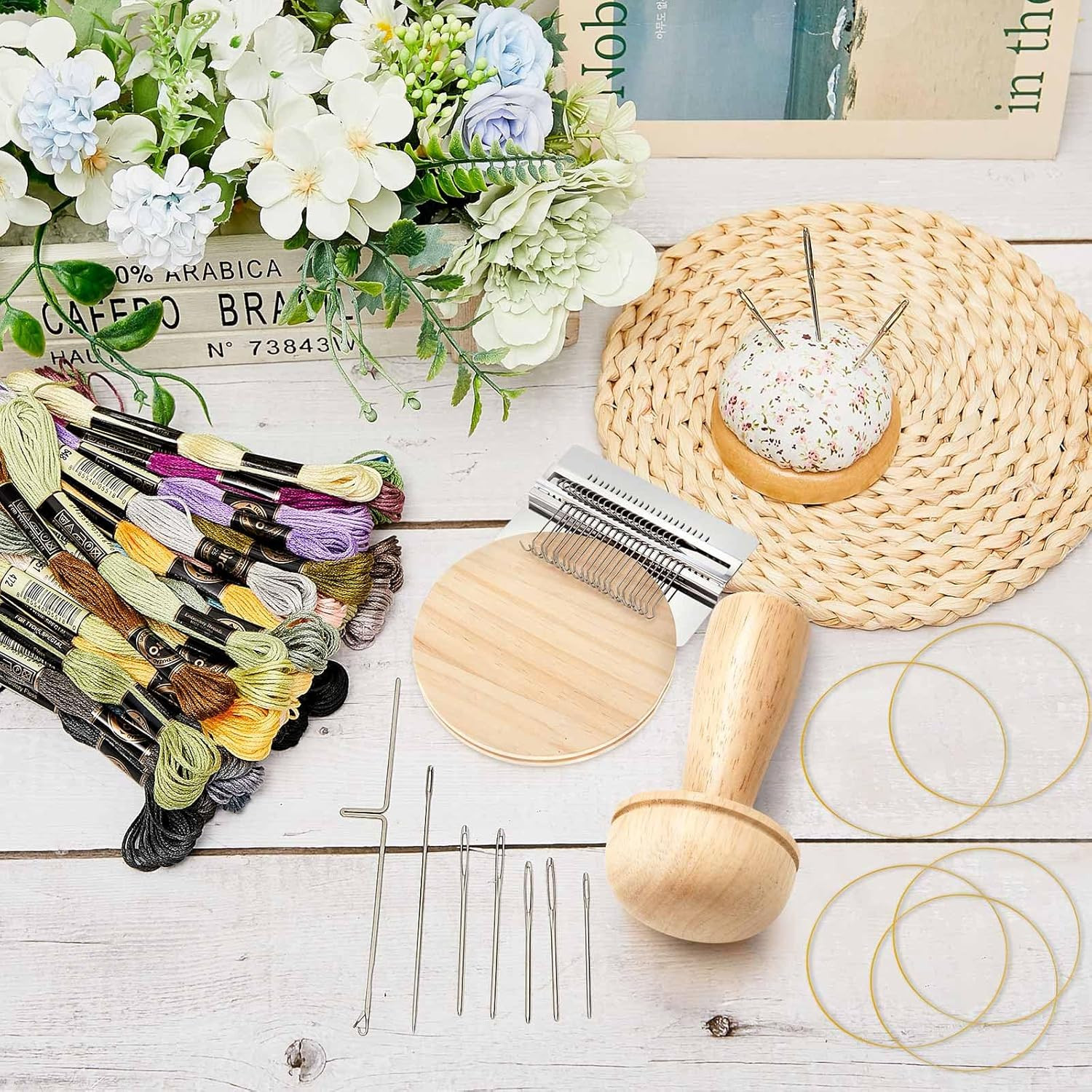 Mini Darning Mushroom for Socks 21 Hooks Small Speedweve Style Weaving Darning L