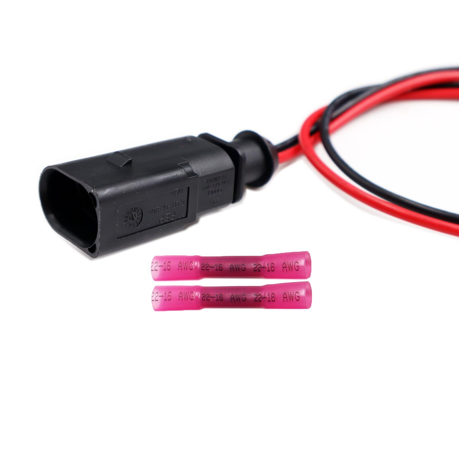 LIZAPUS 2-Pin Brake Pad Wear Sensor Wiring Connector Compatible with AVW...