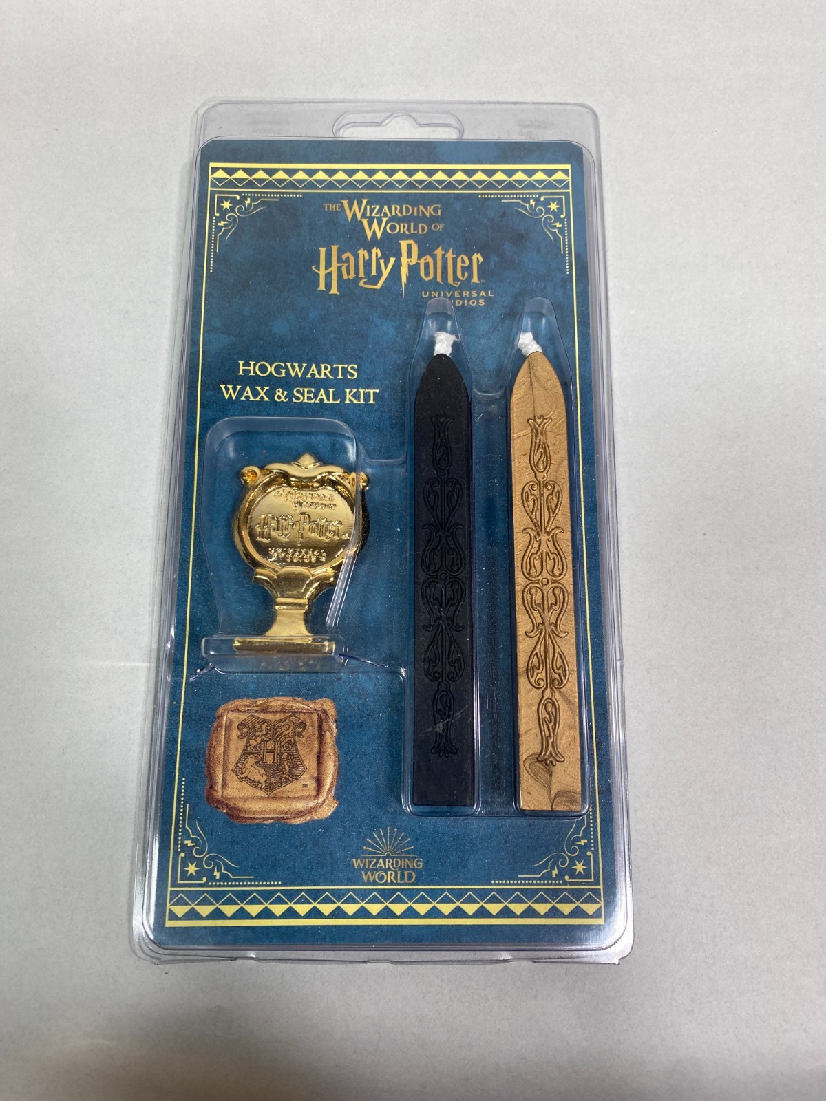 HARRY POTTER Universal Studios Hogwarts Wax Seal Stamp Set New Sealed