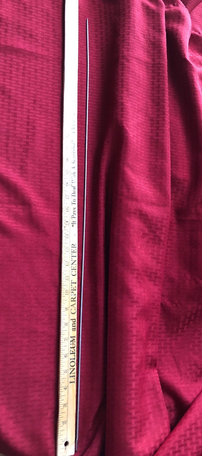 33 1/2 Inch Stainless Steel Looming or Weaving Weaving Needle Navajo Style
