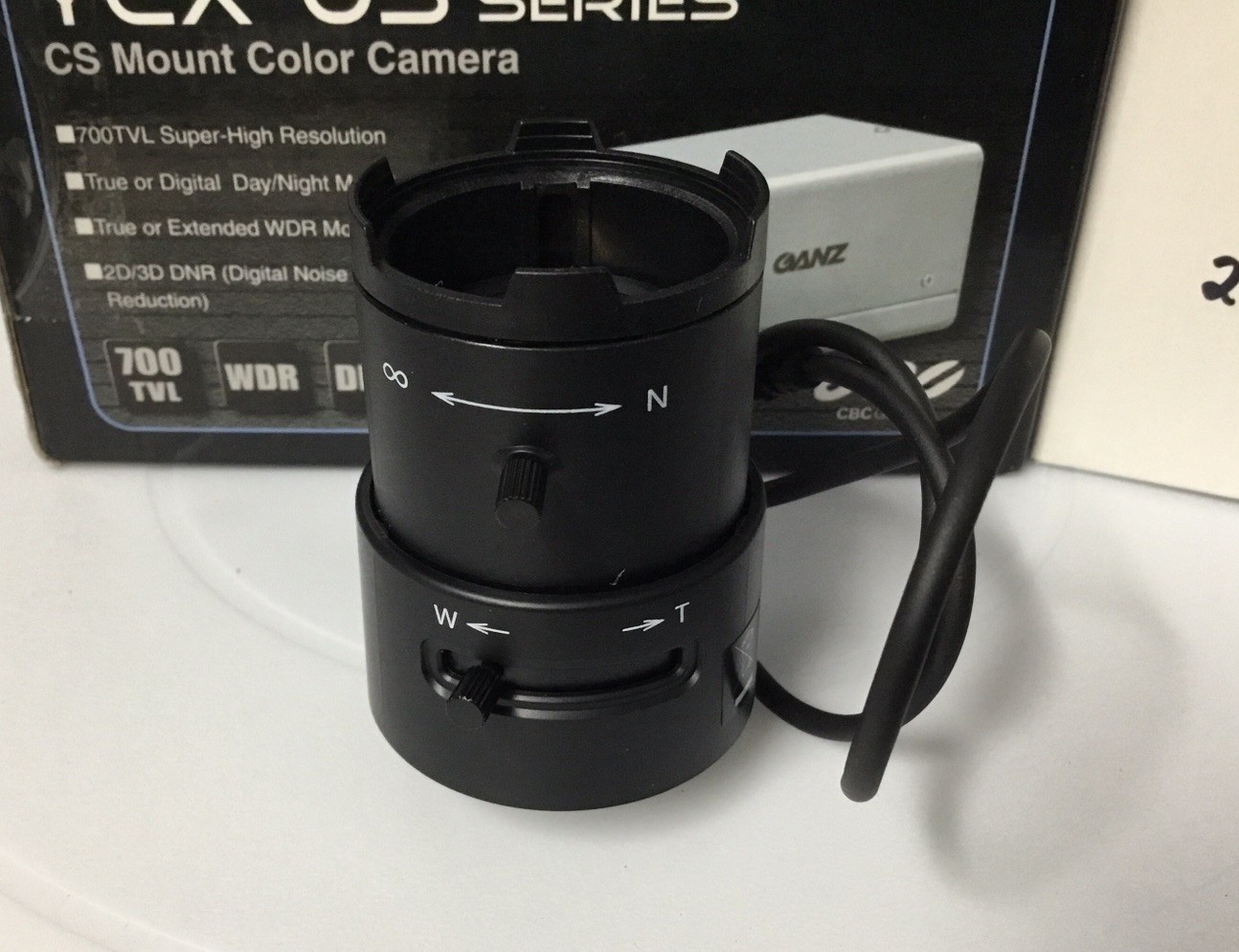 GANZ YCX-05 Series Security Color Camera W/ 2.8-12mm 700TVL WDR Day/Night NEW!