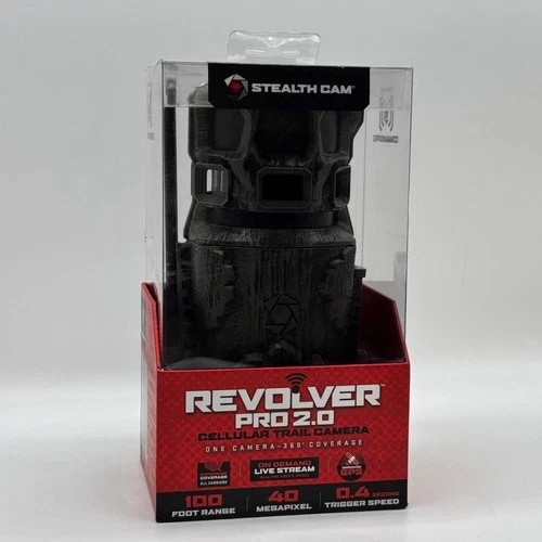 NEW Stealth Cam Revolver Pro 2.0 360 Degree Cellular Trail Camera STC-RVLRP2-W